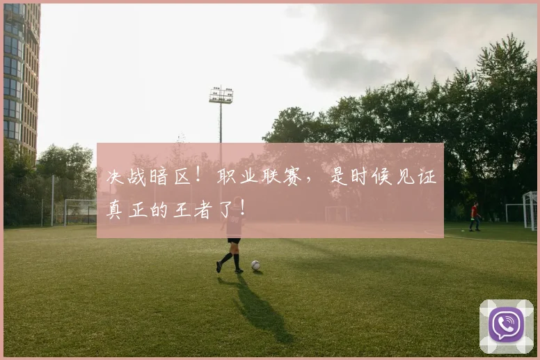 决战暗区！职业联赛，是时候见证真正的王者了！